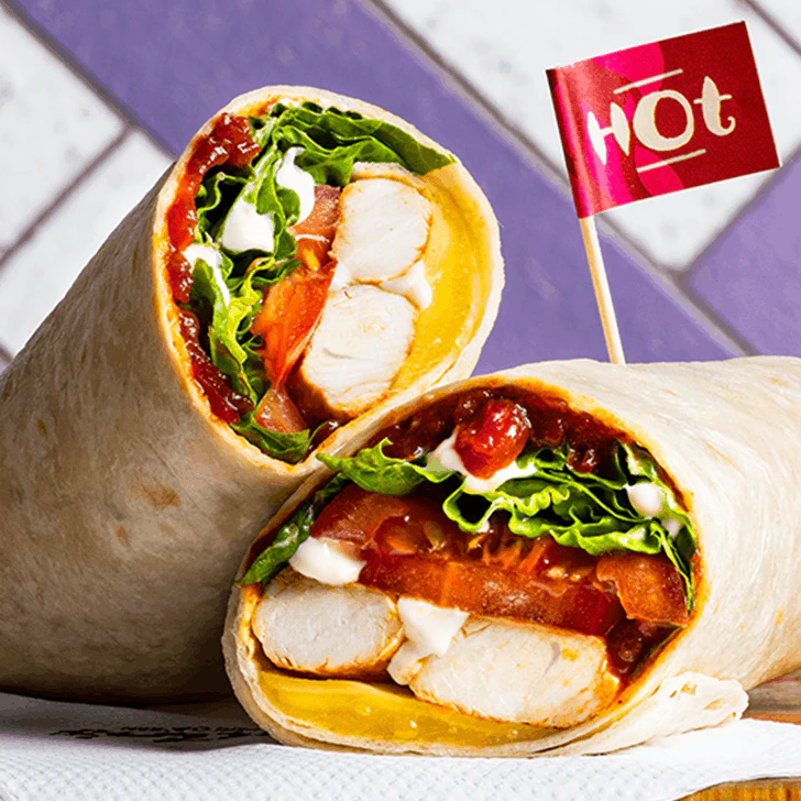 Burgers, Pitas & Wraps