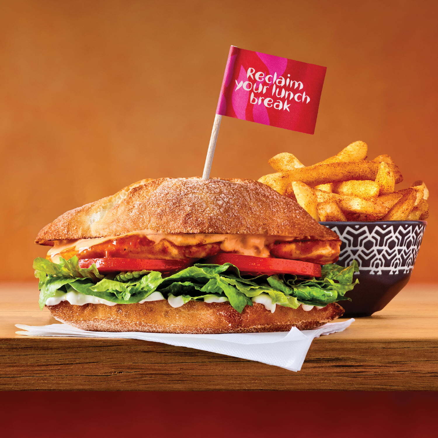 PERinaise Classic Burger with Chips