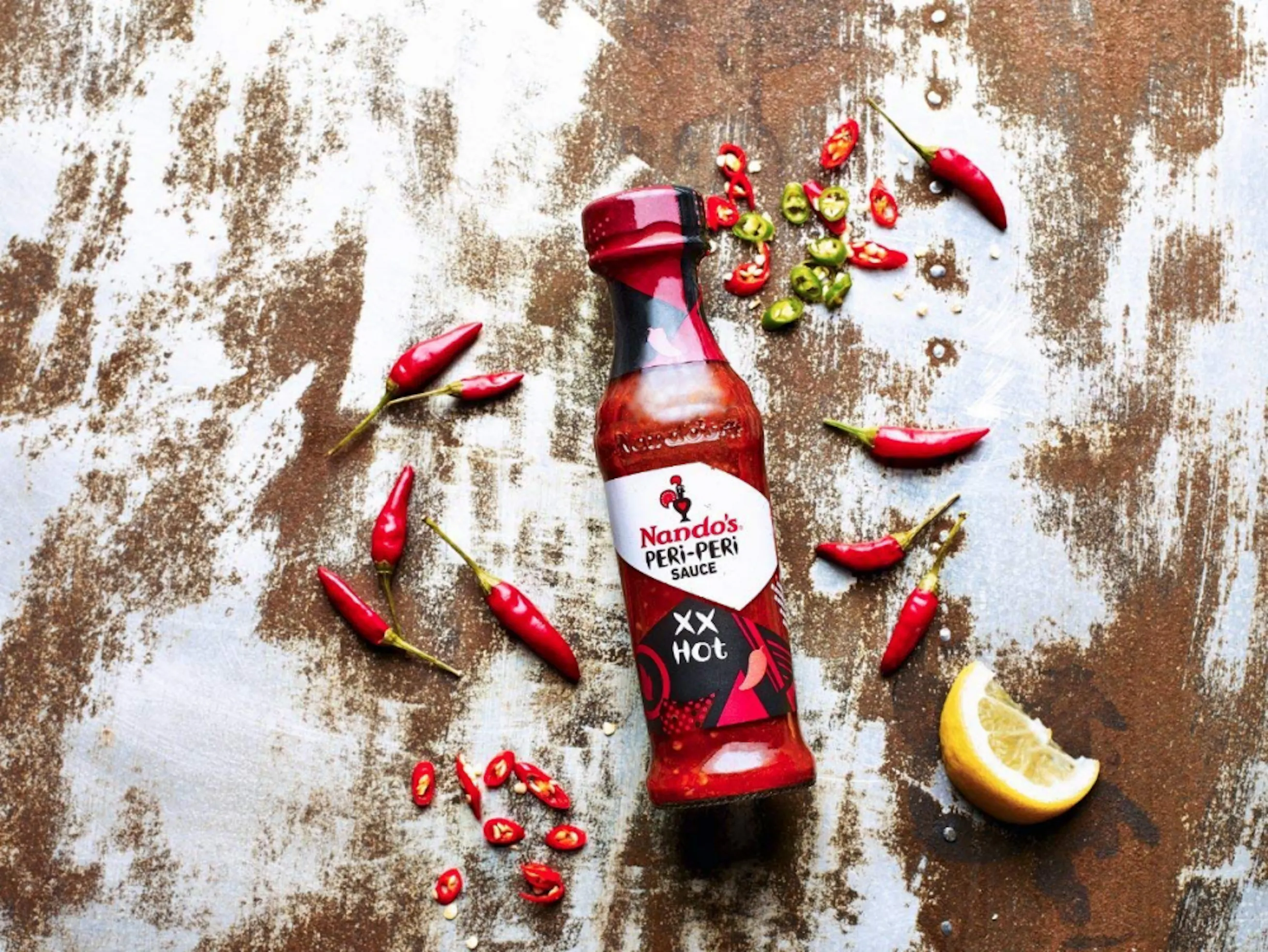 Nando s XX Hot PERi PERi Sauce Spicy Feisty Blend nando-s-xx-hot-peri-peri-sauce-spicy-feisty-blend