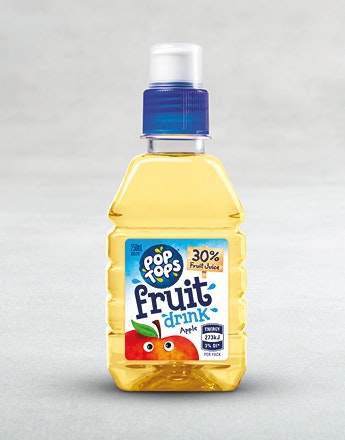 Pop Tops  Fruit Drink - Apple