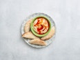 Hummus with PERi-PERi Drizzle & Pita